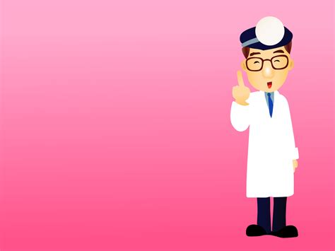 Doctor Cartoon Backgrounds Cartoon Health Medical Pink Templates