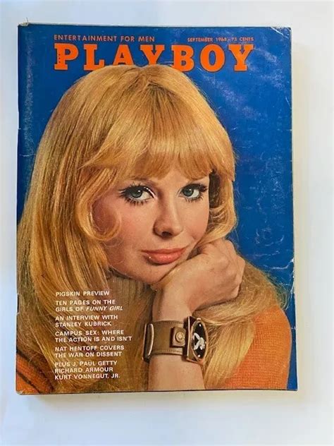 Playboy Magazine September 1968 Center Dru Hart Stanley Kubrick