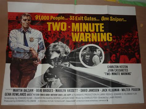 Two Minute Warning 1976 Director Larry Peerce Stars Charlton Heston