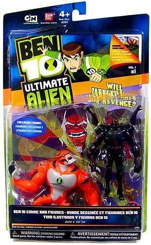 Ben 10 Ultimate Alien Six Six And Rath V1 Pack Of 2 Action Figures By