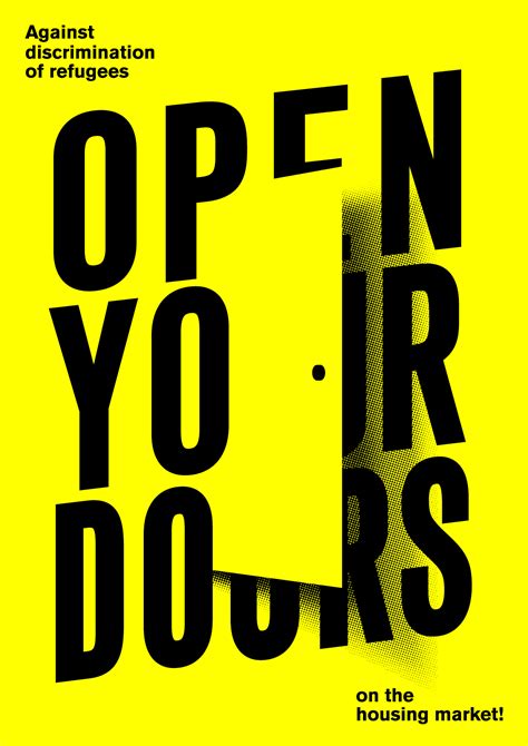 Open Your Doors Poster Studio For Graphic Design And Uiux Design