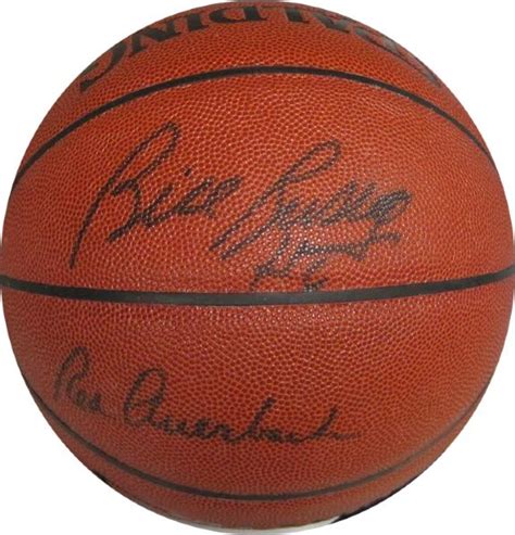 Lot Detail Bill Russell And Red Auerbach Rare Dual Signed Basketball