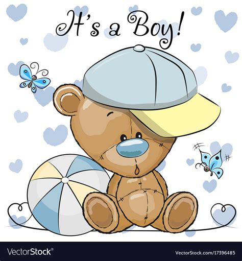 Teddy Bear Baby Shower Background