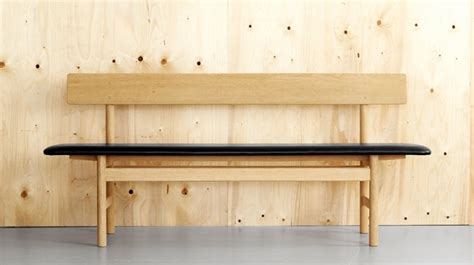 Sit with ease and never have a sore posterior after a meal. 10 Easy Pieces: Modern Wooden Benches with Backs - Remodelista