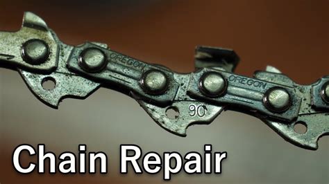 Chainsaw Chain Repair Youtube