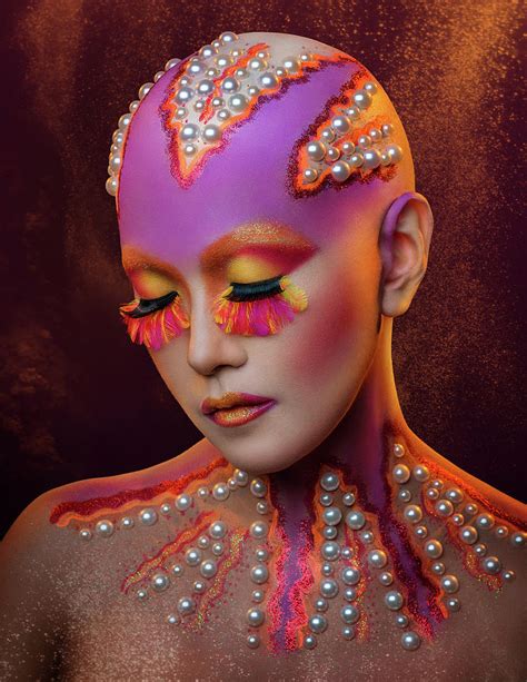 Woman With Fantasy Makeup Photograph By Erich Caparas