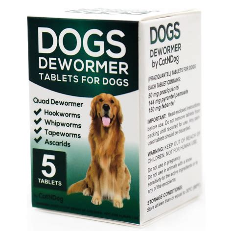 Catndog Quad Dewormer For Dogs Medicine Pills Wormer