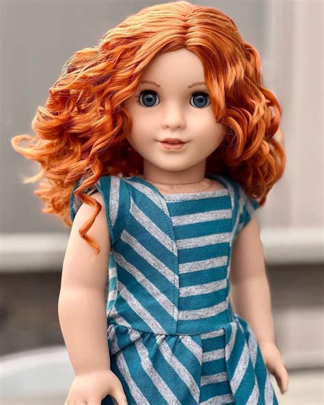 Custom Doll Wig For 18 American Girl Dolls Heat Safe Tangle Resistant