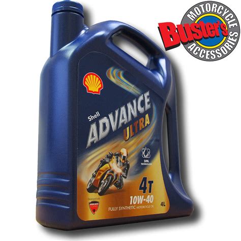 Shell Advance Ultra 10w40 4t Fully Synthetic Motorcycle Engine Oil 4