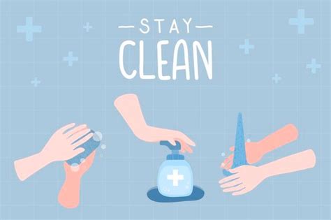 Keep Hands Clean Vectors And Illustrations For Free Download Freepik