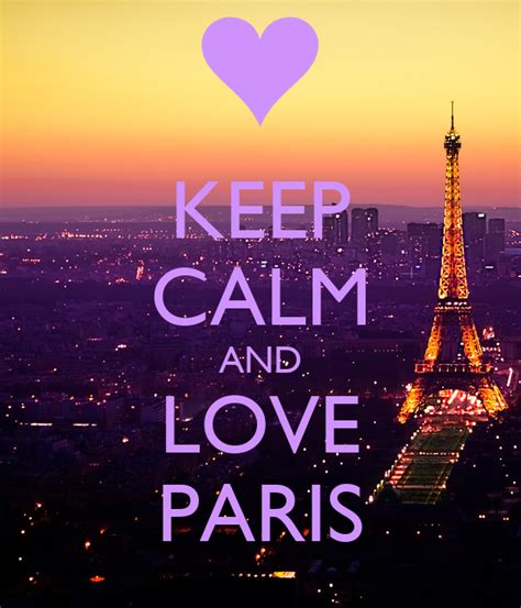 Keep Calm And Love Paris Poster Nosacrifices Keep Calm