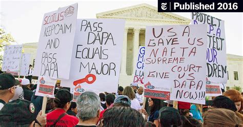 Obama Immigration Plan Seems To Divide Supreme Court The New York Times