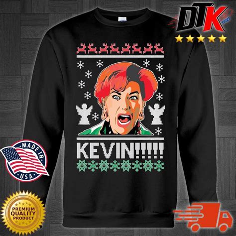 Kevin Home Alone Ugly Christmas Sweater Hoodie Sweater Long Sleeve