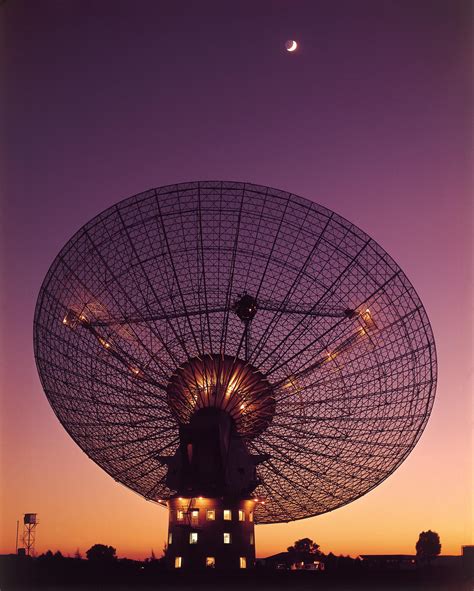 The 64 Metre In Diameter Parkes Radio Telescope As It Was Receiving