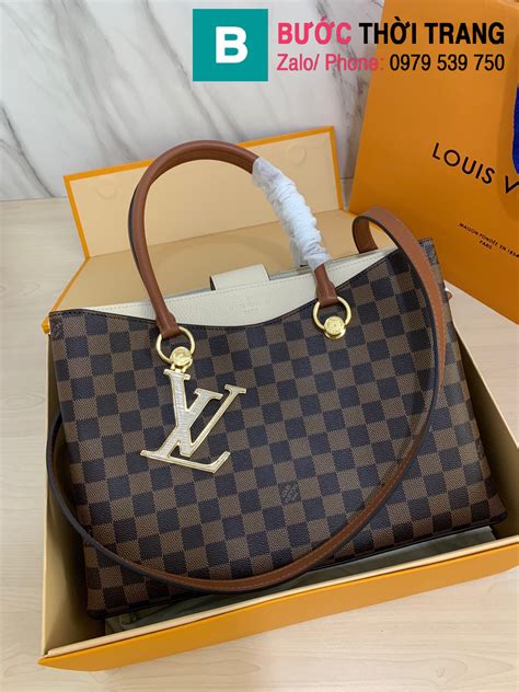 Túi Xách Louis Vuitton Riverside Siêu Cấp Màu Trắng Size 36 Cm M40135