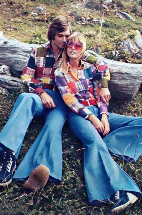 Matching His And Her Fashion 1970 La Moda De Los 60 Moda Vintage De