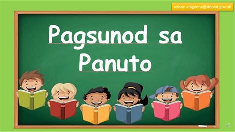 Filipino 3 Pagsunod Sa Panuto Module Week 3 Melc Based Youtube