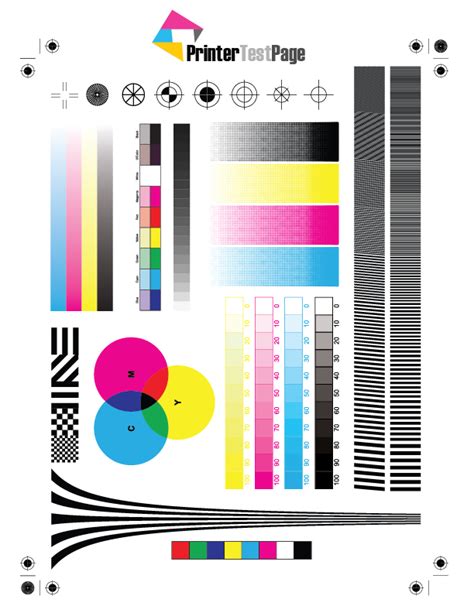 Printer Test Page Color Test Printer Riso Print