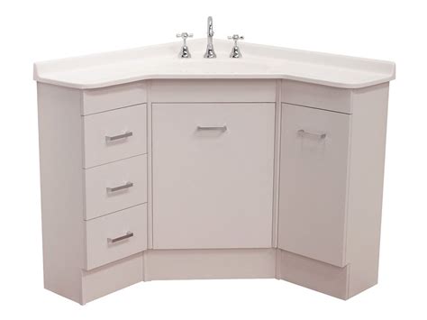 Vanities that fit into corners tend to take up less space than traditional rectangular alternatives. Corner Bathroom Vanity Unit | Home Design Ideas … | Corner ...