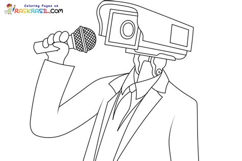 cameraman coloring pages