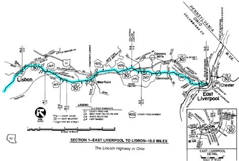 A History And Road Guide Of The Lincoln Highway In Ohio