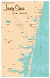 The Jersey Shore Map Print