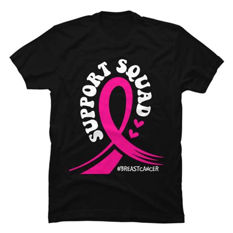 support squad breast cancer awareness pink ribbon buy t shirt designs