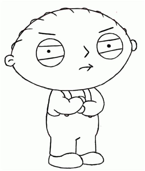 Gangster Stewie Pages Coloring Pages