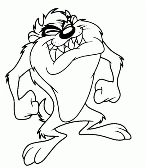 Tasmanian Devil Coloring Page Free Printable Coloring Pages For Kids