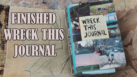 Finished Wreck This Journal Youtube