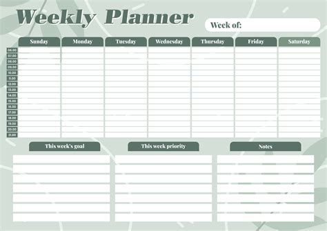 10 Best Hourly Day Planner Printable Pages Pdf For Free At Printablee