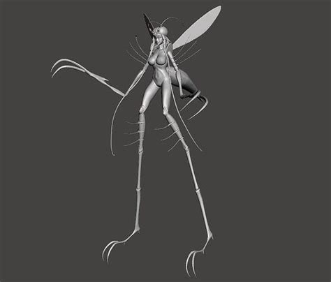 Mosquito Girl One Punch Man 3d Model 3d Model 3d Printable Cgtrader