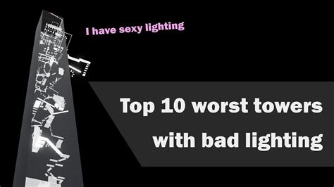 Jtoh Fun Facts Top 10 Worst Towers With Bad Lighting Youtube