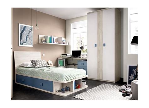 Habitación Juvenil Con Cama Individual De Diseño Room Ideas Bedroom