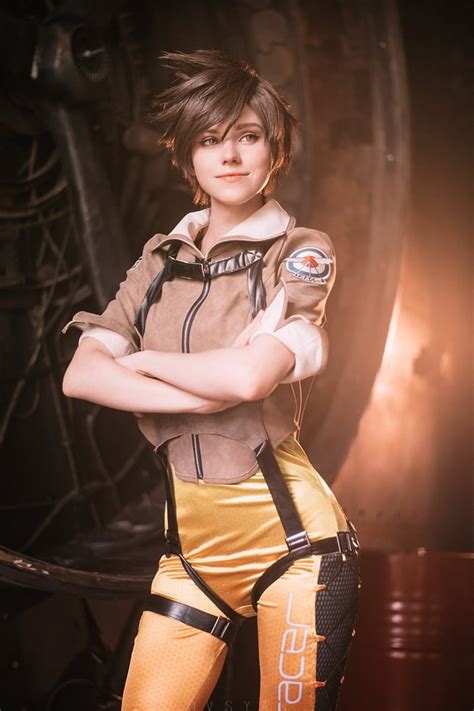 Overwatch S Tracer Cosplay By Shirogane 9gag