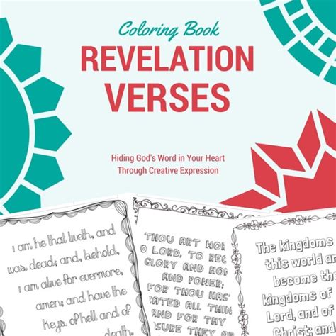 Revelation Verses Coloring Book Revelation For Kids