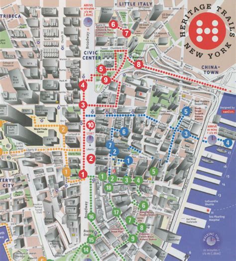 Take A Walking Tour Of Lower Manhattan With This Interactive Map From
