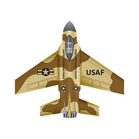 Windnsun Microjet Mini Mylar Airplane Kite F 16 Fighting Falcon