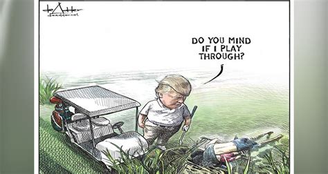 Cartoonist Loses Job Of 17 Years Over Viral Trump Migrant Illustration