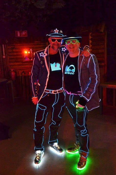 Electroluminescent Wire Led Suit At Soul Party Celebration Halloween