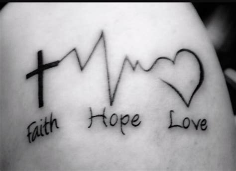 Faith Hope And Love Tattoos Designs Ideas And Meaning Tattoos For You