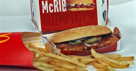 It took four years to make the mcgriddle. What's inside the McDonald's McRib?