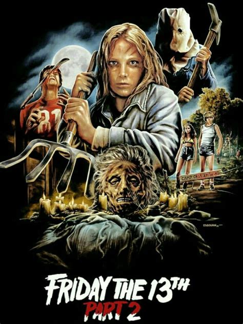 Friday The 13th Part 2 Horror Movie Slasher Horror Movie Art Scary Movies Horror Artwork