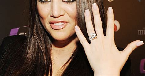 Khloe Kardashian Best Celebrity Engagement Rings Of All Time Us Weekly