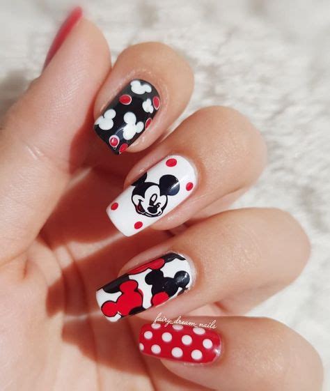 Updated 30 Awesome Mickey Mouse Nail Designs November 2020