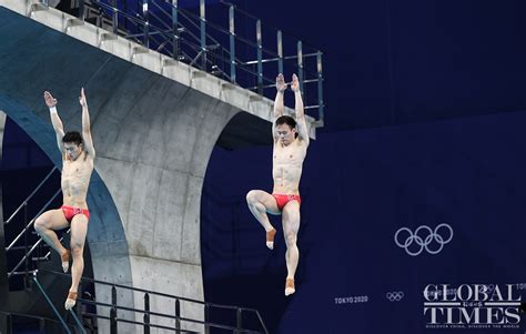 Chinese Diving Pair Won Gold In Mens 3m Synchro Springboard At Tokyo
