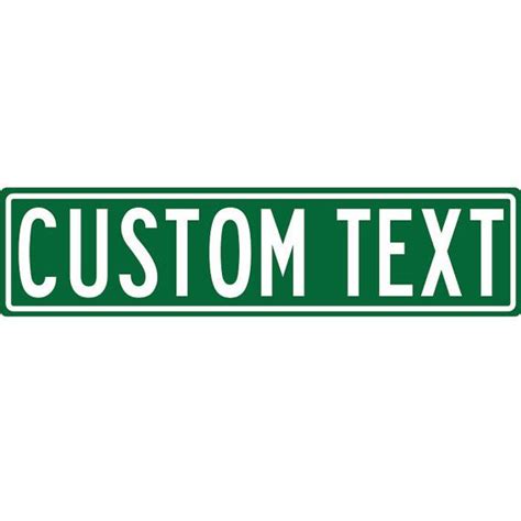 Custom Metal Street Sign Personalized T T By Bluefoxgraphics