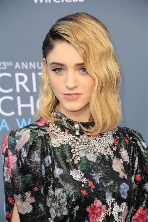 Natalia Dyer 2018 Critics Choice Awards