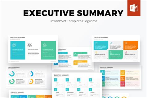 Executive Summary Powerpoint Diagrams Templatemonster