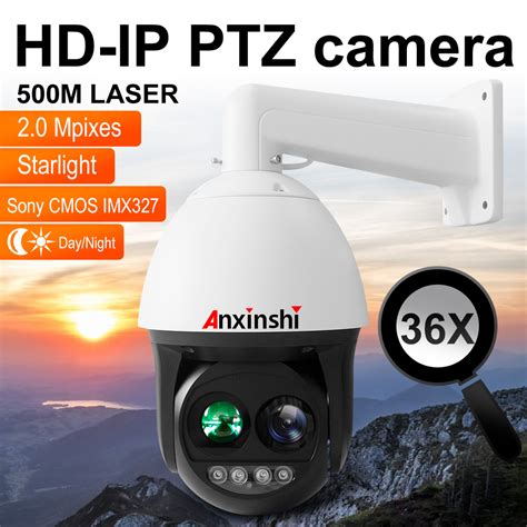 Anxinshi Laser Ir 500m 36x Cctv Camera 1080p High Speed Dome With Sony